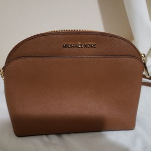Michael Kors Brown Dome Crossbody purse